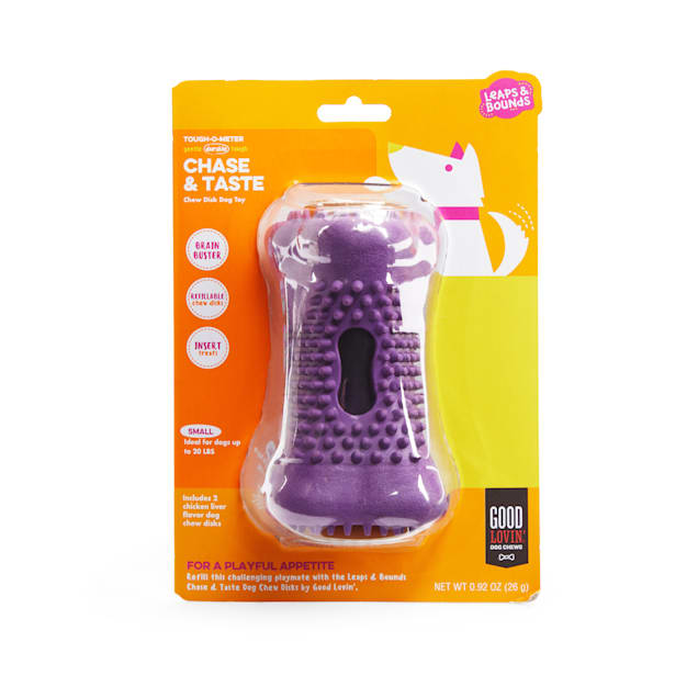 Leaps & Bounds Tube Treat Dog Toy, Small