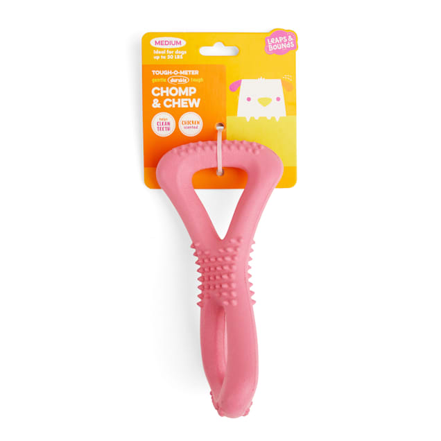 Leaps Bounds Rubber Twist Dog Toy Medium Petco
