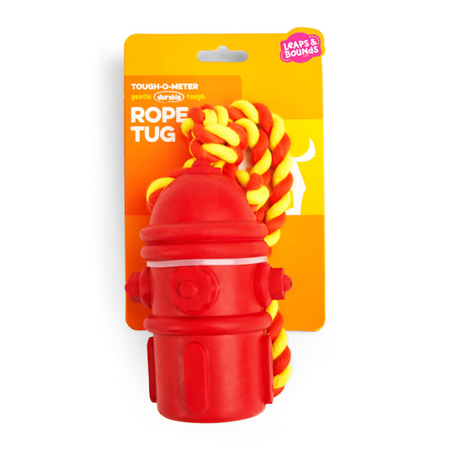 Leaps Bounds Rope with Fire Hydrant Dog Toy Petco