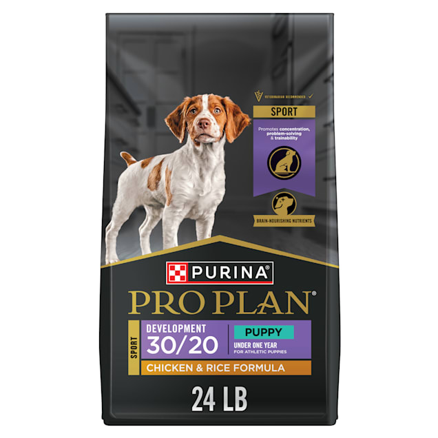 Purina Pro Plan Sport Development 30/20 Chicken and Rice High Protein Dry Puppy Food, 24 lbs.