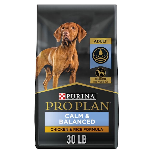 Purina Pro Plan Calm & Balanced Chicken & Rice Formula Adult Dry Dog Food, 30 lbs. - Carousel image #1