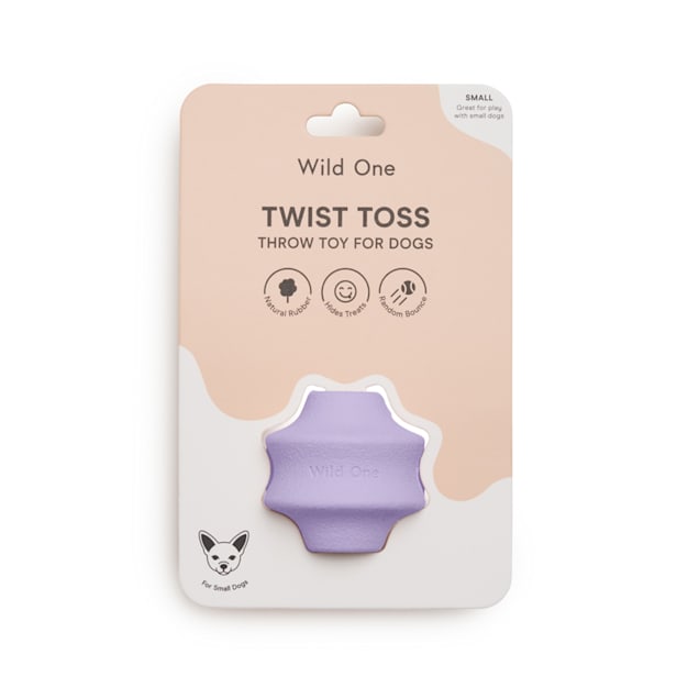 Wild One Twist Toss Dog Toy - Lilac