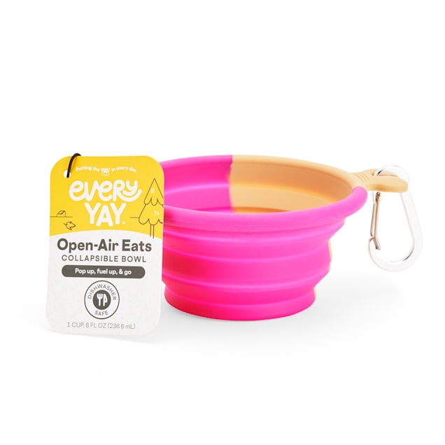 Customized Collapsible Silicone Pet Bowls (10 Oz.)