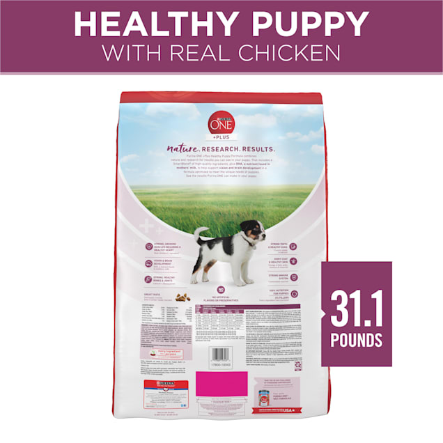 Purina ONE Plus High Protein Natural Healthy Formula with Vitamins Minerals Nutrients Dry Puppy Food 31.1 lbs. Petco