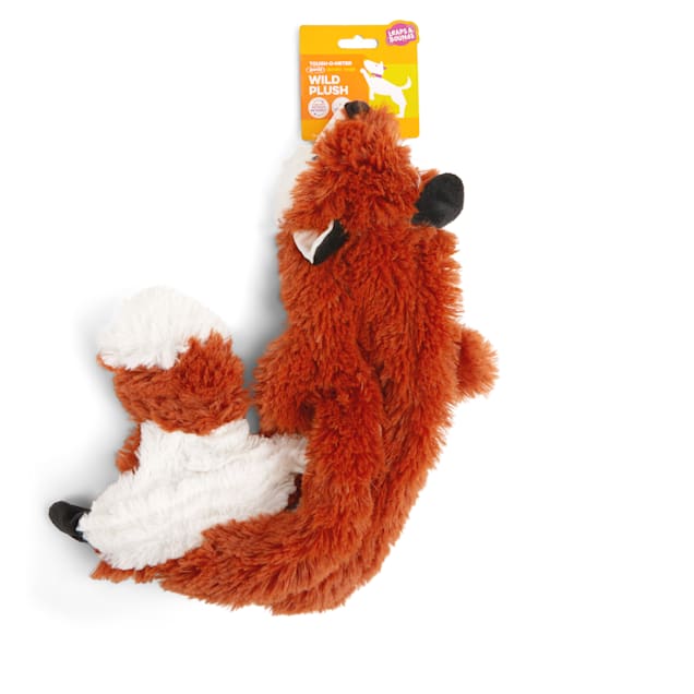 Leaps & Bounds Wildlife Fox Dog Toy, Small