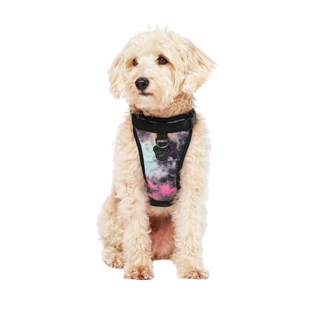 Canada Pooch Black Everything Tie Dye Dog Harness, Small - Carousel image #1