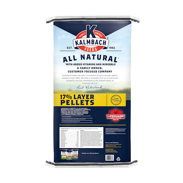 Kalmbach 17 Natural Layer Pellets for Chickens 50 lbs