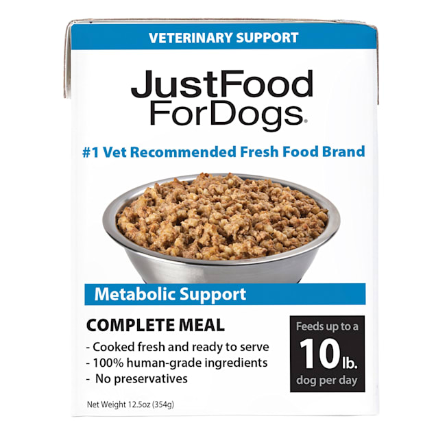 JustFoodForDogs Pantry Fresh Metabolic Support Wet Dog Food, 12.5 oz., Case of 12 - Carousel image #1