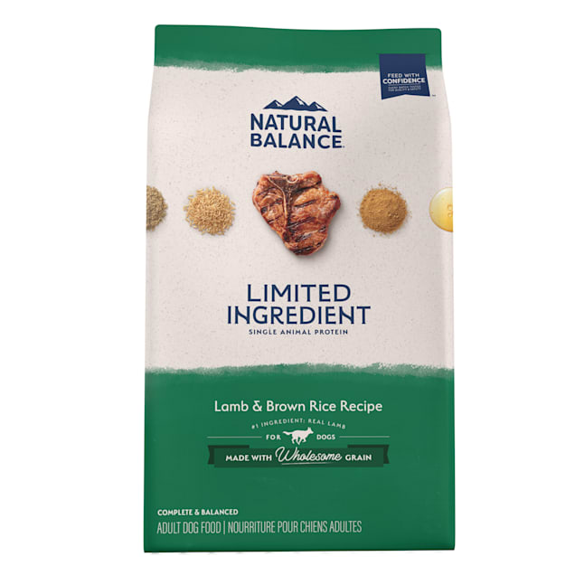Natural Balance L.I.D. Limited Ingredient Diets Lamb & Brown Rice Formula Dry Dog Food, 24 lbs. - Carousel image #1