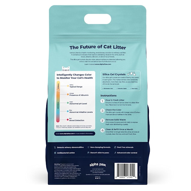 Health indicator cat litter outlet