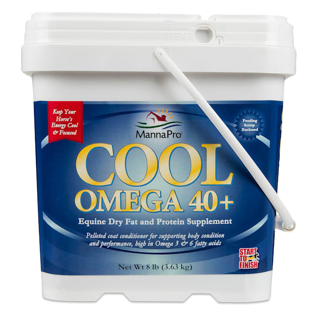 Manna Pro Cool Omega 40+ Equine Fat and Protein Supplement, 8 lbs. - Carousel image #1
