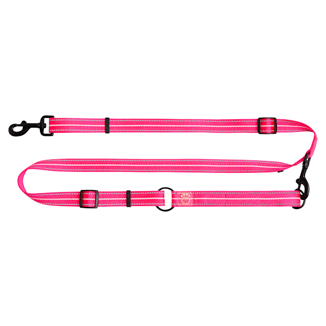 GF Pet Neon Pink Reflective EEZY Dog Leash, X-Small/Small - Carousel image #1