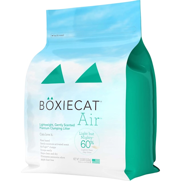 Boxiecat Air Ultra Lightweight Gently Scented Clumping Barley Cat Litter, 11.5 lbs. - Carousel image #1