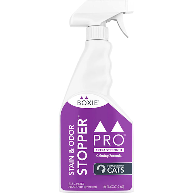 Boxiecat BoxiePro Extra Strength Calming Formula Stain & Odor Stopper for Cats, 24 fl. oz. - Carousel image #1