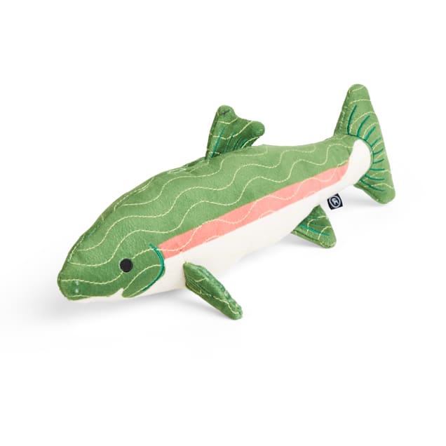 Backcountry x Petco Green Trout Tough Plush Dog Toy X Large Petco