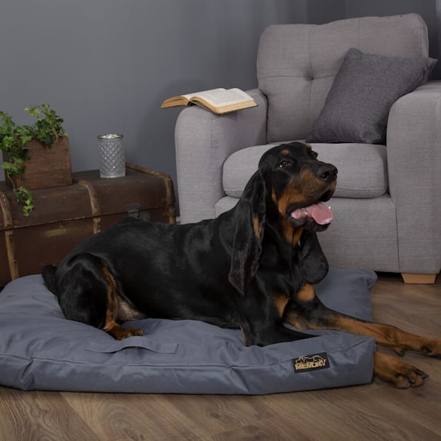 SCRUFFS Blue Expedition Memory Foam Dog Pillow 35.4 L X 27.5 W X 9.8 H