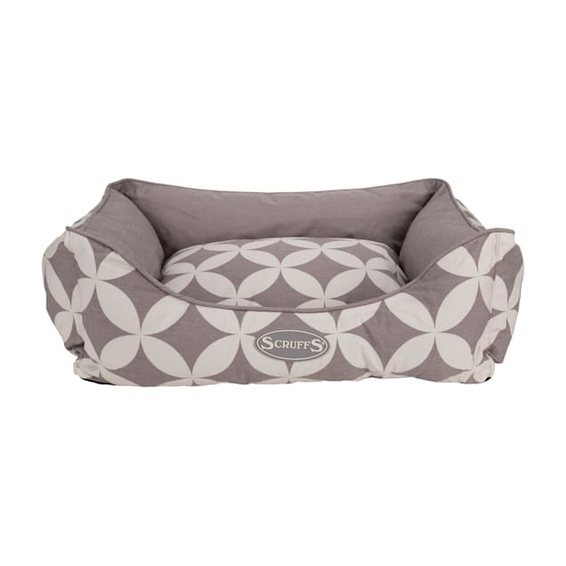 SCRUFFS Grey Florence Box Dog Bed, 21.6" L X 21.6" W X 10.2" H - Carousel image #1