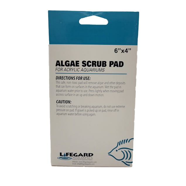 Lifegard Aquatics White Algae Scrub Pad for Acrylic Aquariums 4