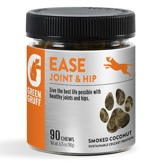 Green Gruff Hip & Joint Ease Dog Chews, 90 ct