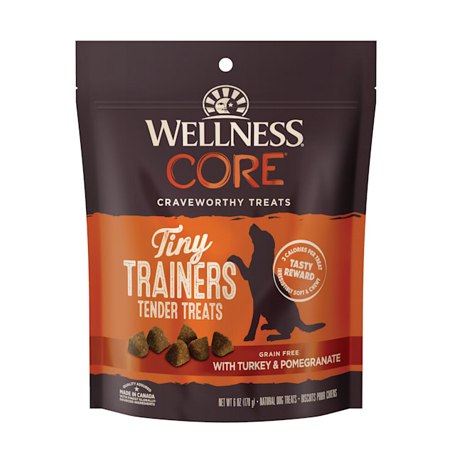 Wellness CORE Grain Free with Turkey & Pomegranate Tiny Trainers Tender Dog Treats, 6 oz. - Carousel image #1
