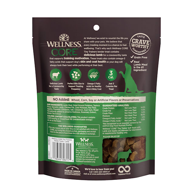 Wellness CORE Grain Free with Lamb Apple Tiny Trainers Tender