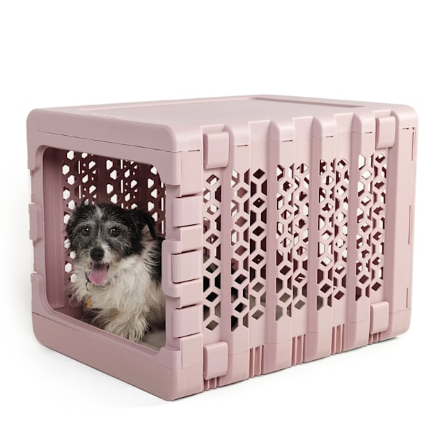 KindTail PAWD Collapsible Pet Crate Pink