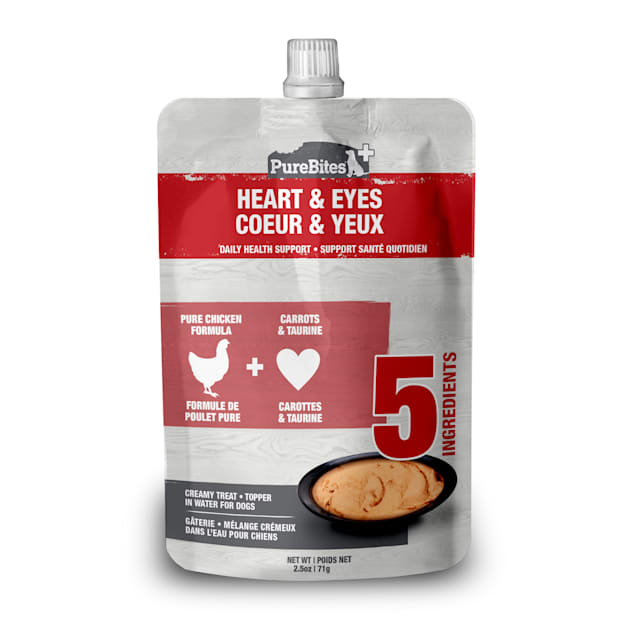 PureBites Plus Heart Eyes Squeezables Dog Treats 2.5 oz. Petco