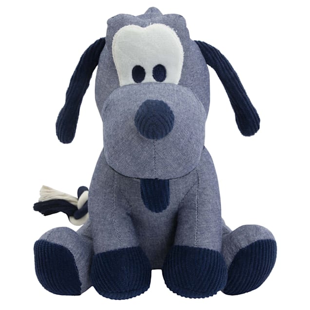 Blue stuffed deals animal dog