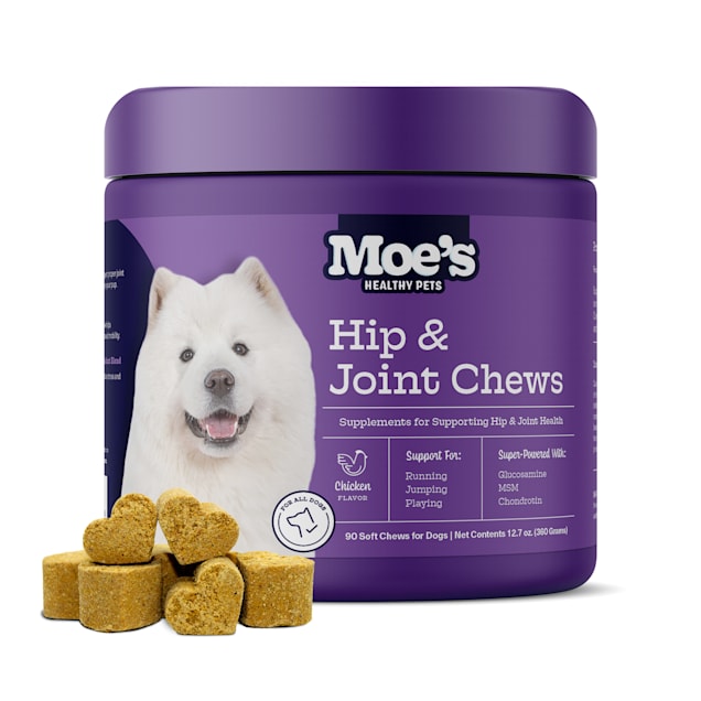 Moe s Healthy Pets Hip Joint Bites Dog Supplement Count of 90