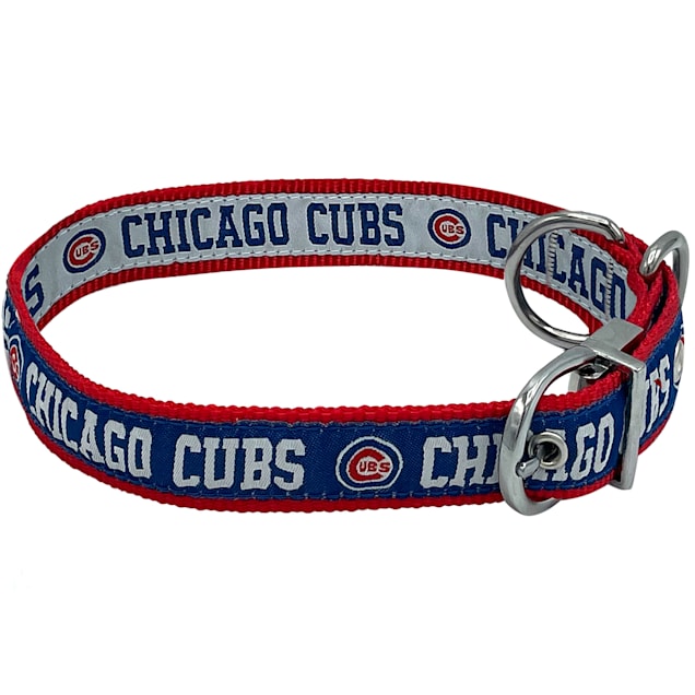 Pink cubs dog collar hot sale