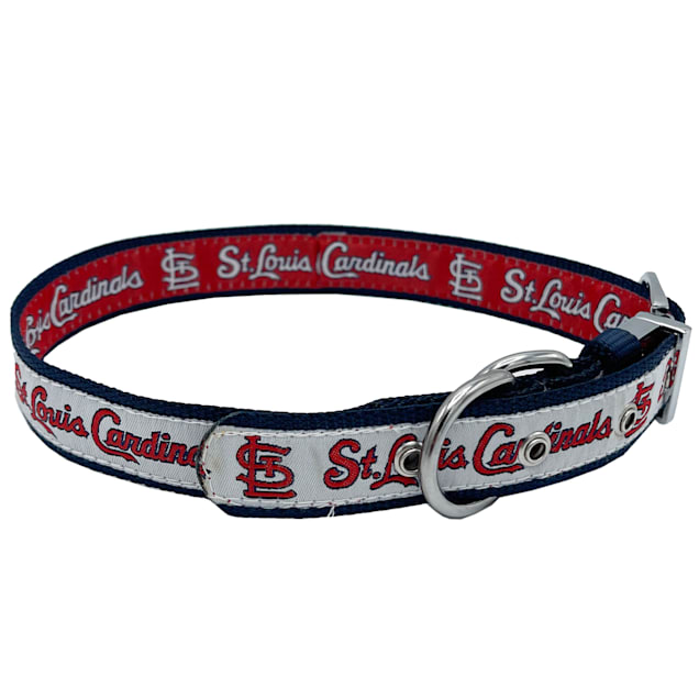 Pets First St. Louis Cardinals Red Dog Collar, Medium at