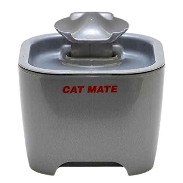 Concessie effect Schilderen Cat Mate Titanium Shell Pet Fountain with Polymer Carbon Filter and  Isolated Pump System, 100 fl. oz. | Petco