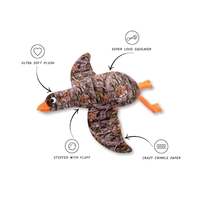 Tough duck clearance dog toy