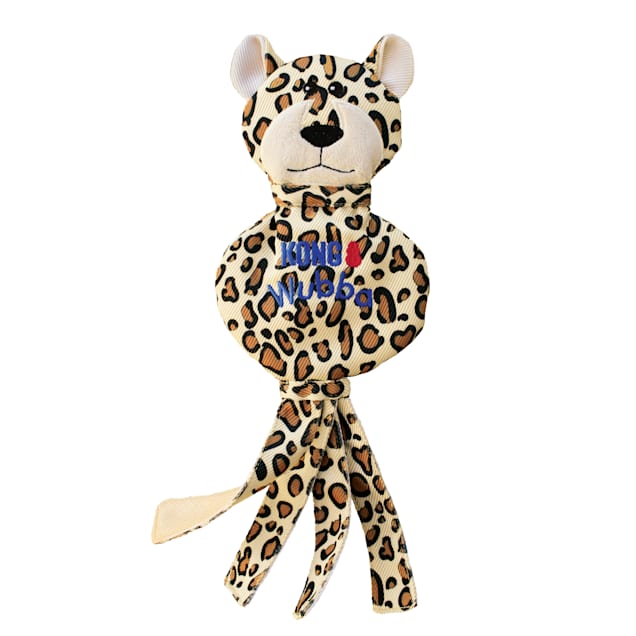 KONG Wubba No Stuff Cheetah Dog Toy XX Large