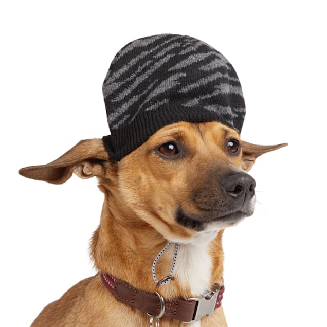 Reddy Black Beanie for Dog, X-Small/Small