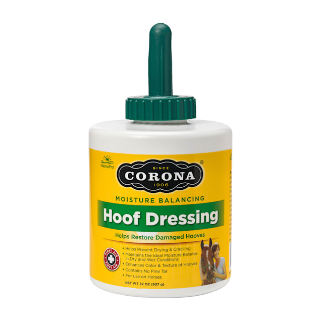 Corona Moisture Balancing Hoof Care Dressing Ointment with Brush, 32 fl. oz. - Carousel image #1