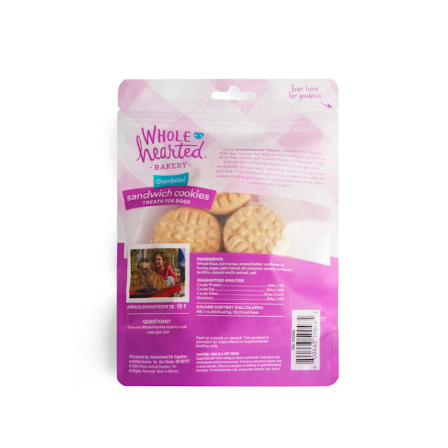 Wholehearted peanut butter treats hot sale