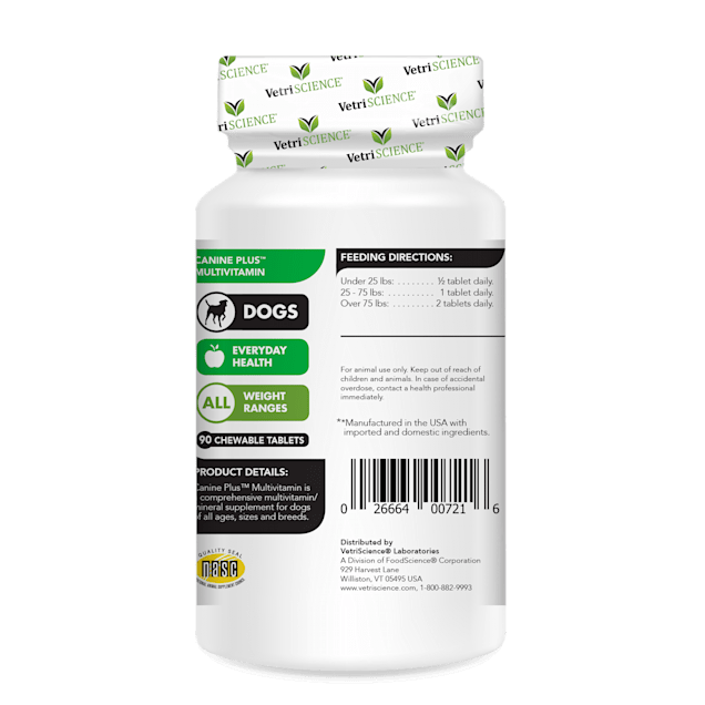 Vetriscience canine plus multivitamin discount