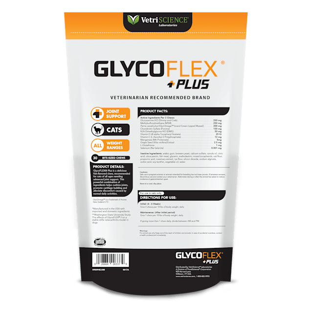 VetriScience GlycoFlex Plus Joint Support Bite Sized Fish Flavor
