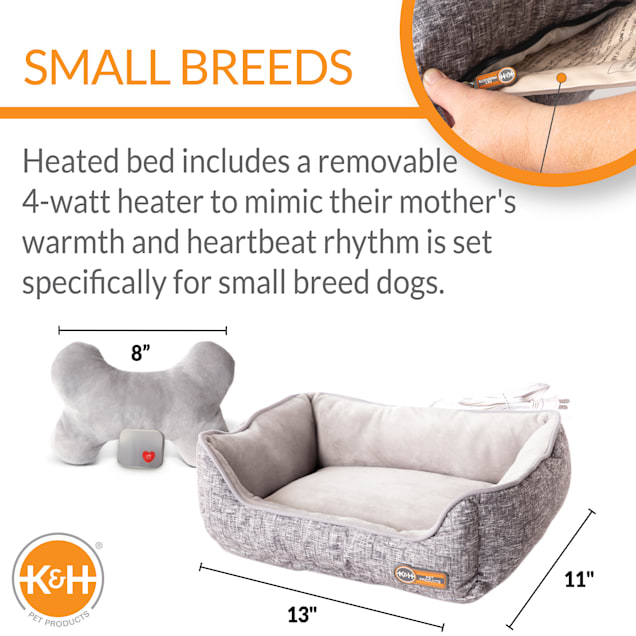 Heated dog bed big w deals