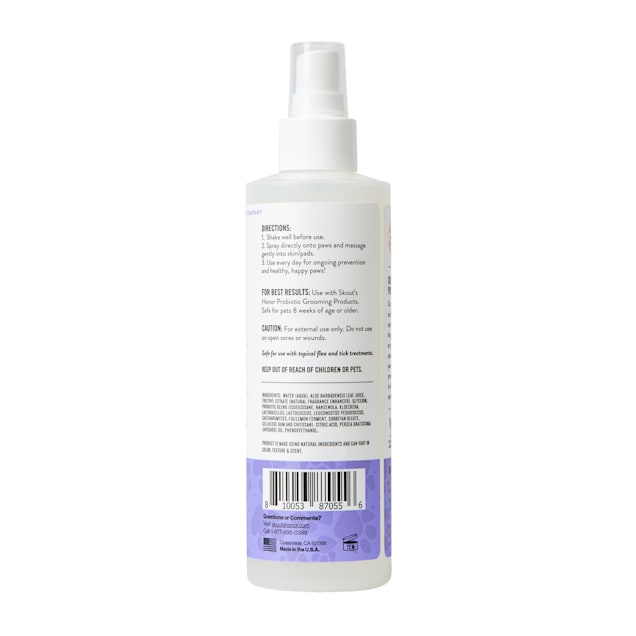 Skout s Honor Probiotic Dog Paw Spray for Itch Odor Relief