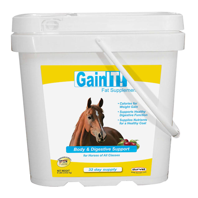 Durvet Gain IT Equine Fat Supplement, 8 lbs. - Carousel image #1
