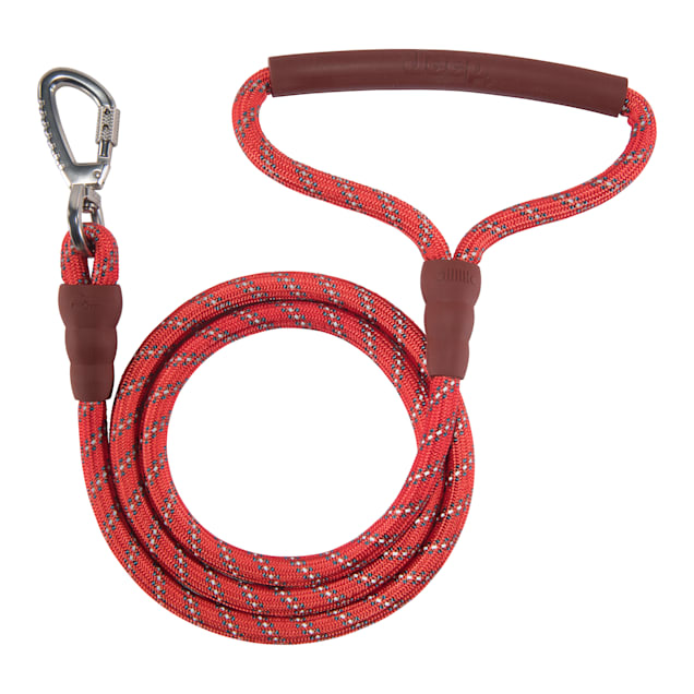 Jeep Red Off Road Rope Dog Leash 18.11