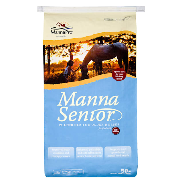 Manna Pro Super Manna Senior Horse Feed 50 lbs. Petco