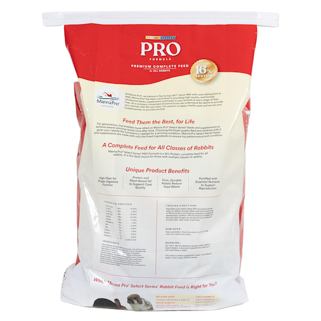 50 lb rabbit food hot sale