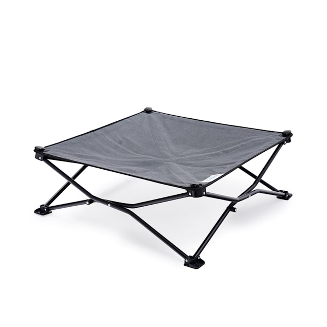 Coolaroo Steel Grey On the Go Elevated Pet Bed 30