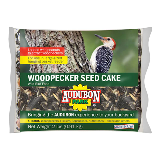 AUDUBON PARK Woodpecker Seed Cake Wild Bird Food, 2 lbs. Petco