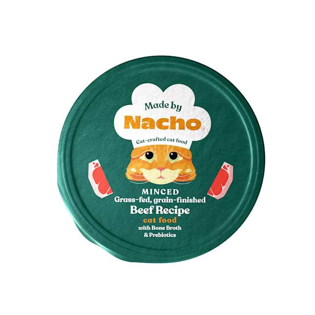 Made by Nacho Minced Beef & Bone Broth Cat Food 2.5 oz