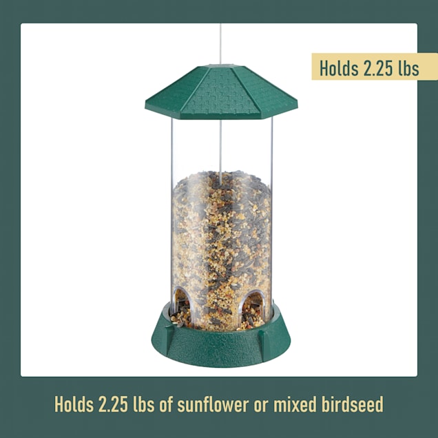 North States Village Collection Gazebo Bird Feeder Green