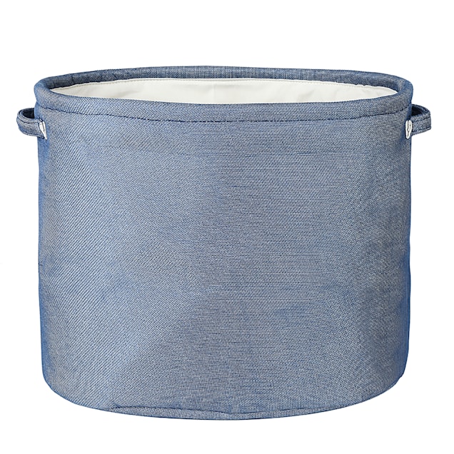 Park Life Designs Capri XL Blue Pet Toy Storage Basket from Petco